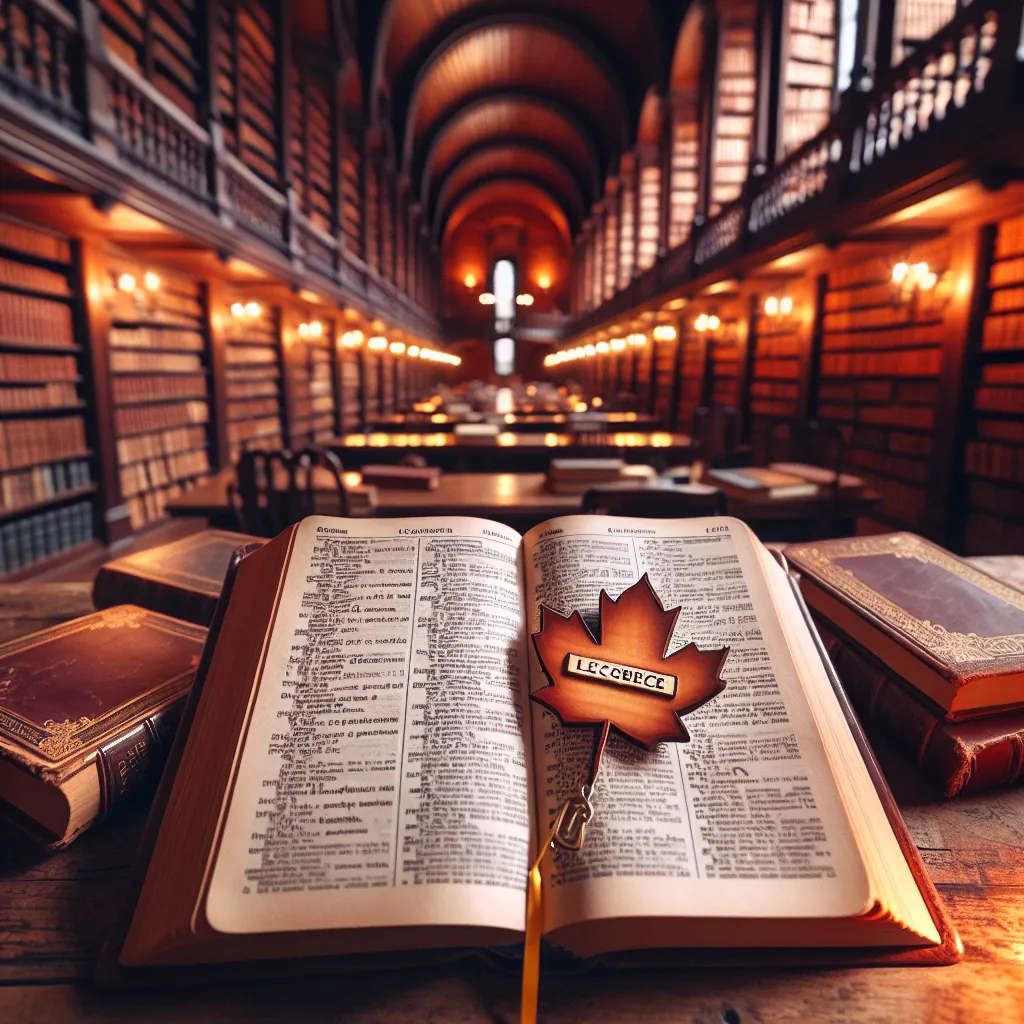 Dictionnaire quebecois-francais ouvert avec expressions d'amour surlignees